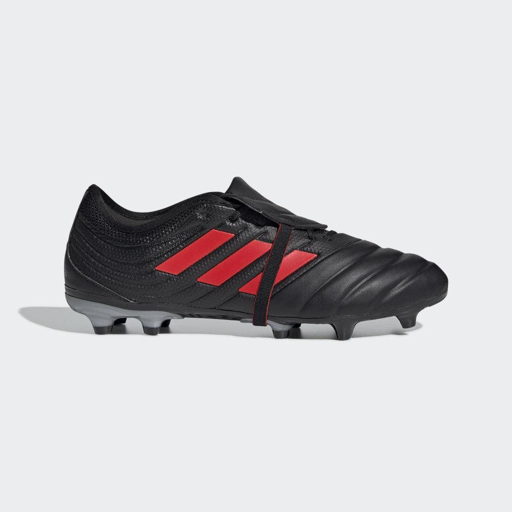 Ghete Fotbal Adidas Copa Gloro 19.2 Firm Ground Barbati Romania - Negrii/Rosii/Argintii Metal F35490